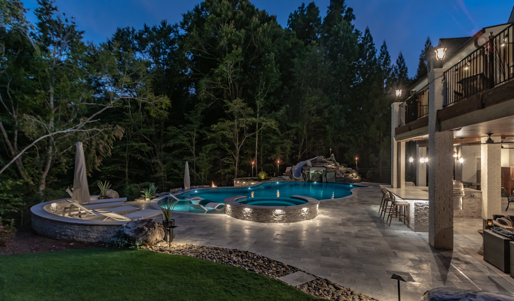 Poplar Forest Custom Pool